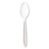Impress Heavyweight Polystyrene Cutlery, Soup Spoon, White, 1000/carton