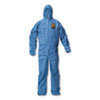 A20 Breathable Particle Protection Coveralls, X-Large, Blue, 24/carton