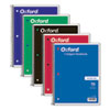 <strong>Oxford™</strong><br />Coil-Lock Wirebound Notebooks, 3-Hole Punched, 1-Subject, Medium/College Rule, Randomly Assorted Covers, (70) 10.5 x 8 Sheets