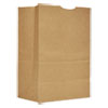 Grocery Paper Bags, 75 lb Capacity, 1/6 BBL, 12" x 7" x 17", Kraft, 400 Bags