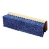 Deck Scrub, 2" Blue Polypropylene Bristles, 10" Brush