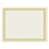Foil Border Certificates, 8.5 x 11, Ivory/Gold with Channel Gold Border, 12/Pack