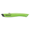 <strong>Westcott®</strong><br />Safety Ceramic Blade Box Cutter, 0.5" Blade, 5.5" Plastic Handle, Green