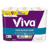 Multi-Surface Cloth Choose-A-Sheet Kitchen Roll Paper Towels 2-Ply, 11 X 5.9, White, 83/roll, 6 Rolls/pack, 4 Packs/carton