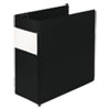 Earth's Choice Biobased Locking D-Ring Reference Binder, 3 Rings, 5" Capacity, 11 X 8.5, Black