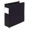 Earth's Choice Biobased Locking D-Ring Reference Binder, 3 Rings, 4" Capacity, 11 X 8.5, Black