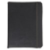 <strong>Samsill®</strong><br />Slimline Padfolio, Leather-Look/Faux Reptile Trim, Writing Pad, Black