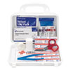 First Aid Kit for Use by Up to 25 People, 113 Pieces, Plastic Case