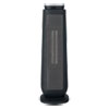 Ceramic Heater Tower With Remote Control, 7.17" X 7.17" X 22.95", Black