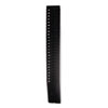 Time Card Rack for 9" Cards, 25 Pockets, ABS Plastic, Black