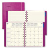 Soft Touch 17-Month Planner, 10.88 x 8.5, Fuchsia Cover, 17-Month (Aug to Dec): 2023 to 2024