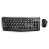 Keyboard for Life Wireless Desktop Set, 2.4 GHz Frequency/30 ft Wireless Range, Black