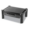 <strong>Innovera®</strong><br />Large Monitor Stand with Cable Management and Drawer, 18.38" x 13.63" x 5", Black