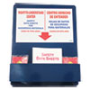 <strong>Impact®</strong><br />Bilingual "Right-To-Understand" SDS Center, 25w x 5.2d x 30h, Blue/White/Red