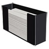Multifold Paper Towel Dispenser, 12.5 X 4.4 X 7, Black
