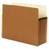 <strong>Smead™</strong><br />Redrope Drop Front File Pockets, 5.25" Expansion, Letter Size, Redrope, 10/Box
