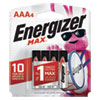 Max Alkaline Aaa Batteries, 1.5 V, 4/pack