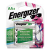 <strong>Energizer®</strong><br />NiMH Rechargeable AA Batteries, 1.2 V, 4/Pack