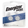<strong>Energizer®</strong><br />2032 Lithium Coin Battery, 3 V, 2/Pack
