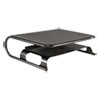 <strong>Allsop®</strong><br />Metal Art Printer and Monitor Stand Plus, 18" x 13.5" x 6", Black, Supports 50 lbs
