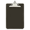 Plastic Clipboard with High Capacity Clip, 1.25" Clip Capacity, Holds 8.5 x 11 Sheets, Translucent Black
