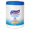 <strong>PURELL®</strong><br />Sanitizing Hand Wipes, 6.75 x 6, Fresh Citrus, White, 270/Canister, 6 Canisters/Carton