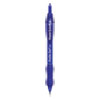 Profile Gel Pen, Retractable, Medium 0.7 mm, Blue Ink, Translucent Blue Barrel, Dozen