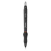 S-Gel High-Performance Gel Pen, Retractable, Bold 1 mm, Red Ink, Black Barrel, Dozen