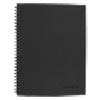 Wirebound Guided Action Planner Notebook, 1 Subject, Project-Management Format, Gray Cover, 9.5 x 7.5, 80 Sheets