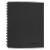 <strong>Cambridge®</strong><br />Wirebound Guided Meeting Notes Notebook, 1-Subject, Meeting-Minutes/Notes Format, Dark Gray Cover, (80) 11 x 8.25 Sheets