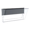 Unbreakable Magnetic Wall File, Letter/legal, 16 X 7, Single Pocket, Clear
