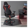 Game Zone Chair Mat, For Hard Floor/medium Pile Carpet, 42 X 46, Black