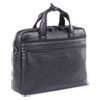 Valais Executive Briefcase, Fits Devices Up to 15.6", Leather, 4.75 x 4.75 x 11.5, Black