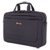 Cadence 2 Section Briefcase, Fits Devices Up to 15.6", Polyester, 4.5 x 4.5 x 16, Charcoal