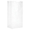 <strong>General</strong><br />Grocery Paper Bags, 30 lb Capacity, #4, 5" x 3.33" x 9.75", White, 500 Bags