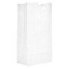 Grocery Paper Bags, 40 Lbs Capacity, #20, 8.25"w X 5.94"d X 16.13"h, White, 500 Bags
