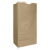 Grocery Paper Bags, 50 lb Capacity, #16, 7.75" x 4.81" x 16", Kraft, 500 Bags