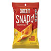 Cheez-it Snap'd Crackers, Double Cheese, 2.2 oz Pouch, 6/Pack