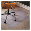 <strong>ES Robbins®</strong><br />Natural Origins Chair Mat with Lip For Carpet, 45 x 53, Clear
