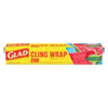 <strong>Glad®</strong><br />ClingWrap Plastic Wrap, 200 Square Foot Roll, Clear