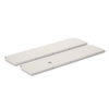 Kwik-File Mailflow-To-Go Shelf For 60" Wide Table, 56w X 25.5d, Pebble Gray