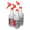 Spray Alert System, 32 oz, Natural with White/White Sprayer, 24/Carton