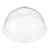 Ultra Clear Dome Cold Cup Lids, Fits 16 Oz To 24 Oz Cups, Pet, Clear, 1,000/carton