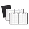 Triple View Weekly Vertical-Column Format Appointment Book, 11 x 8.25, Black Cover, 12-Month (Jan to Dec): 2023