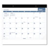 <strong>AT-A-GLANCE®</strong><br />Easy-to-Read Monthly Desk Pad, 22 x 17, White/Blue Sheets, Black Binding, Clear Corners, 12-Month (Jan to Dec): 2023