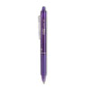 <strong>Pilot®</strong><br />FriXion Clicker Erasable Gel Pen, Retractable, Fine 0.7 mm, Purple Ink, Purple Barrel, Dozen