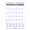 Monthly Wall Calendar with Ruled Daily Blocks, 8 x 11, White Sheets, 12-Month (Jan to Dec): 2024