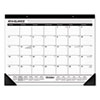 <strong>AT-A-GLANCE®</strong><br />Academic Year Ruled Desk Pad, 21.75 x 17, White Sheets, Black Binding, Black Corners, 16-Month (Sept to Dec): 2023 to 2024
