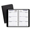 DayMinder Weekly Pocket Appointment Book with Telephone/Address Section, 6 x 3.5, Black Cover, 12-Month (Jan to Dec): 2024