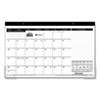 <strong>AT-A-GLANCE®</strong><br />Compact Desk Pad, 18 x 11, White Sheets, Black Binding, Clear Corners, 12-Month (Jan to Dec): 2023